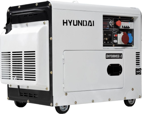 Генератор Hyundai DHY 8000SE-3 6.5кВт фото 3