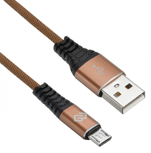 Кабель Digma USB A(m) micro USB B (m) 3м коричневый