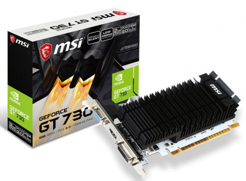 Видеокарта MSI PCI-E N730K-2GD3/LP NVIDIA GeForce GT 730 2Gb 64bit GDDR3 902/1600 DVIx1 HDMIx1 CRTx1 HDCP Ret low profile фото 4