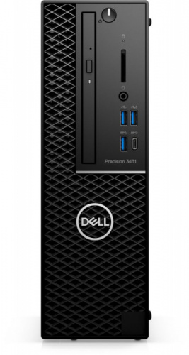 ПК Dell Precision 3431 SFF i5 9500 (3)/8Gb/1Tb 7.2k/UHDG 630/DVDRW/Windows 10 Professional/GbitEth/260W/клавиатура/мышь/черный фото 2