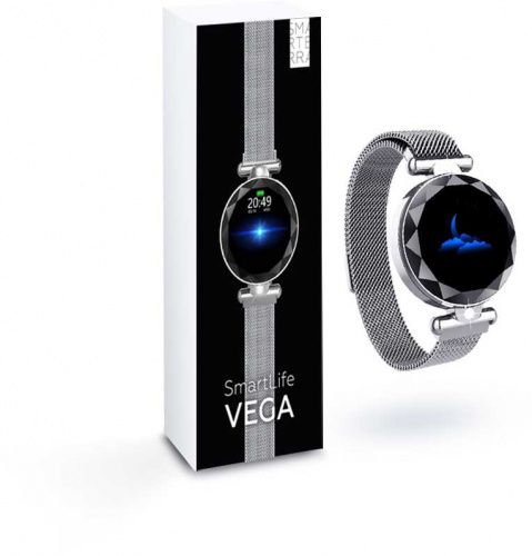 Смарт-часы Smarterra SmartLife Vega 1.08" TFT серебристый (SMLVEGAS) фото 5