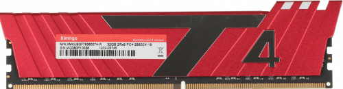 Память DDR4 32GB 3600MHz Kimtigo KMKUBGF783600T4-R RTL PC4-28800 DIMM 288-pin с радиатором Ret фото 3