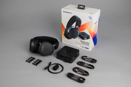 Наушники с микрофоном Steelseries Arctis Pro Wireless черный мониторные BT оголовье (61473) фото 4