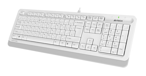 Клавиатура A4Tech Fstyler FK10 белый/серый USB фото 5