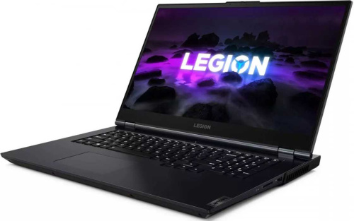 Ноутбук Lenovo Legion 5 17ACH6H Ryzen 7 5800H 16Gb SSD512Gb NVIDIA GeForce RTX 3060 6Gb 17.3" IPS FHD (1920x1080) noOS dk.blue WiFi BT Cam фото 3