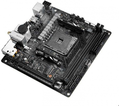 Материнская плата Asus ROG STRIX B550-I GAMING Soc-AM4 AMD B550 2xDDR4 mini-ITX AC`97 8ch(7.1) 2.5Gg RAID+HDMI+DP фото 2