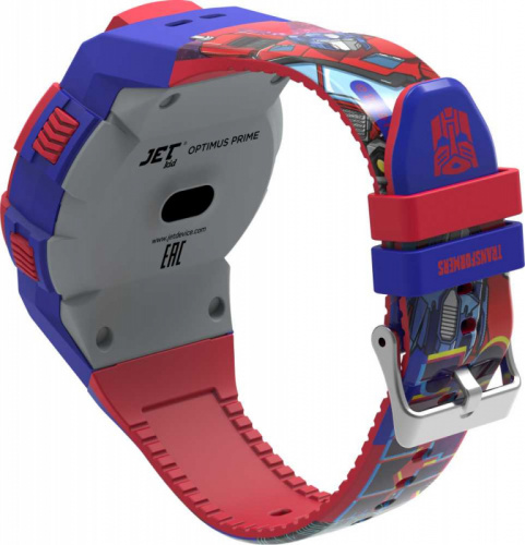 Смарт-часы Jet Kid Optimus Prime 45мм 1.44" TFT синий/красный фото 6