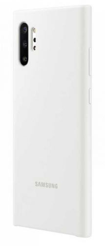Чехол (клип-кейс) Samsung для Samsung Galaxy Note 10+ Silicone Cover белый (EF-PN975TWEGRU) фото 4