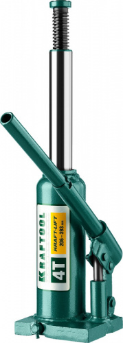 Домкрат Kraftool Kraft-Lift 43462-4_z01 бутылочный гидравлический зеленый фото 2