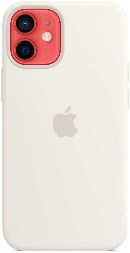 Чехол (клип-кейс) Apple для Apple iPhone 12 mini Silicone Case with MagSafe белый (MHKV3ZE/A) фото 3