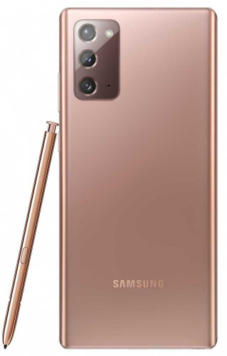 Смартфон Samsung SM-N980F Galaxy Note 20 256Gb 8Gb бронзовый моноблок 3G 4G 2Sim 6.7" 1080x2400 Android 10.0 64Mpix 802.11 a/b/g/n/ac/ax NFC GPS GSM900/1800 GSM1900 TouchSc Ptotect MP3 фото 12