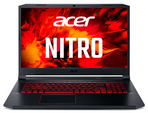 Ноутбук Acer Nitro 5 AN517-52-75YK Core i7 10750H/16Gb/1Tb/SSD256Gb/NVIDIA GeForce GTX 1660 Ti 6Gb/17.3"/IPS/FHD (1920x1080)/Windows 10/black/WiFi/BT/Cam/3560mAh