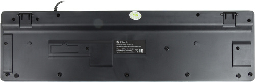 Клавиатура Оклик 420MRL черный USB slim Multimedia LED фото 4