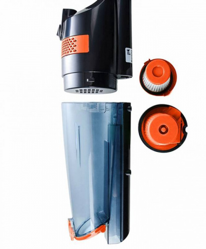 Пылесос ручной Kitfort KT-525-1 600Вт оранжевый/черный фото 2