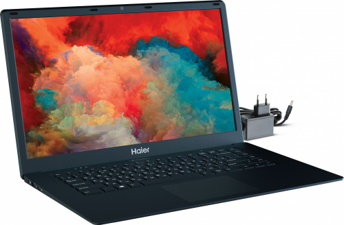 Ноутбук Haier U1520HD Celeron N4020 4Gb 1Tb eMMC64Gb Intel HD Graphics 600 15.6" IPS FHD (1920x1080) Free DOS black WiFi BT Cam 5000mAh фото 2