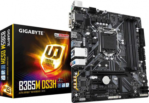 Материнская плата Gigabyte B365M DS3H Soc-1151v2 Intel B365 4xDDR4 mATX AC`97 8ch(7.1) GbLAN+VGA+DVI+HDMI фото 5