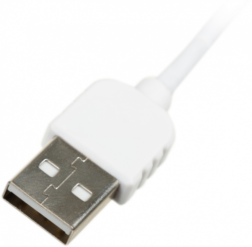 Разветвитель USB 2.0 Hama H-200120 4порт. белый (00200120) фото 4