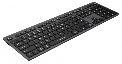 Клавиатура A4Tech Fstyler FBX50C черный USB беспроводная BT/Radio slim Multimedia (FBX50C GREY) фото 6
