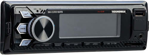 Автомагнитола Soundmax SM-CCR3183FB 1DIN 4x40Вт (SM-CCR3183FB(ЧЕРНЫЙ)\G) фото 6