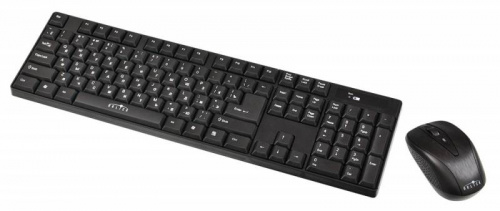Клавиатура + мышь Оклик 210M клав:черный мышь:черный USB беспроводная (612841) фото 9