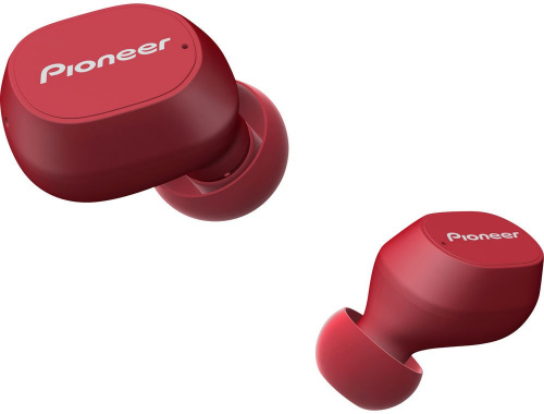Гарнитура вкладыши Pioneer SE-C5TW-R красный беспроводные bluetooth в ушной раковине
