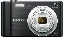 Фотоаппарат Sony Cyber-shot DSC-W800 черный 20.1Mpix Zoom5x 2.7" 720p 29Mb MS Pro/SDXC Super HAD CCD 1x2.3 IS el 5minF 30fr/s/NP-BN