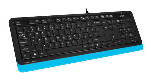 Клавиатура + мышь A4Tech Fstyler F1010 клав:черный/синий мышь:черный/синий USB Multimedia (F1010 BLUE) фото 10