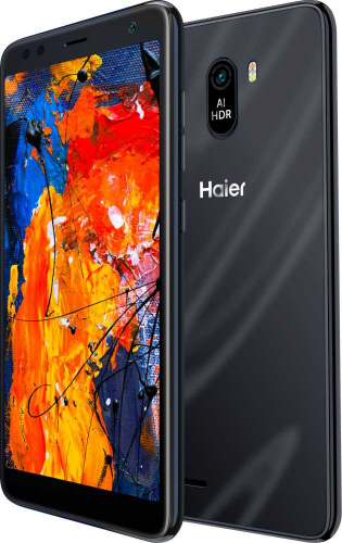 Смартфон Haier S5 Silk 16Gb 2Gb черный моноблок 3G 4G 2Sim 5.5" 480x960 Android 10 5Mpix 802.11 b/g/n GPS GSM900/1800 GSM1900 TouchSc MP3 FM A-GPS microSD max64Gb фото 2