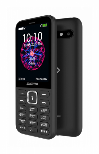 Мобильный телефон Digma C281 Linx 32Mb черный моноблок 2Sim 2.8" 240x320 0.08Mpix GSM900/1800 MP3 microSD фото 6