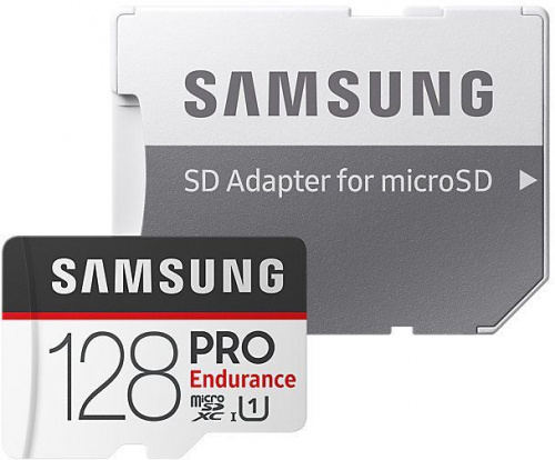 Флеш карта microSDXC 128Gb Class10 Samsung MB-MJ128GA/RU PRO Endurance + adapter фото 4
