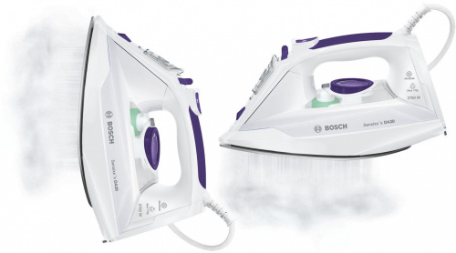 Утюг Bosch TDA3027010 2850Вт белый/фиолетовый фото 6