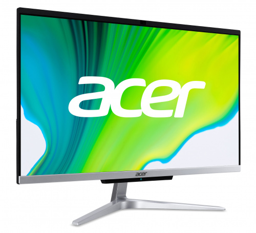 Моноблок Acer Aspire C24-963 23.8" Full HD i3 1005G1 (1.2) 8Gb SSD256Gb UHDG Endless GbitEth WiFi BT 65W клавиатура мышь Cam серебристый 1920x1080 фото 5