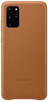 Чехол (клип-кейс) Samsung для Samsung Galaxy S20+ Leather Cover коричневый (EF-VG985LAEGRU)