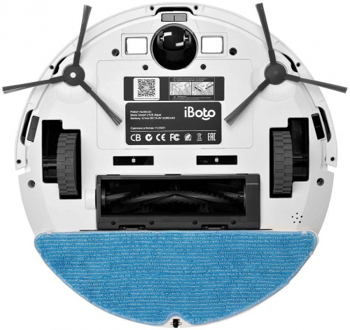 Пылесос-робот iBoto Smart L925W Aqua + Станция самоочистки 46Вт белый фото 6