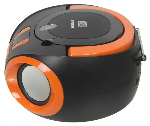 Аудиомагнитола Hyundai H-PCD120 черный/оранжевый 4Вт/CD/CDRW/MP3/FM(dig)/USB фото 4