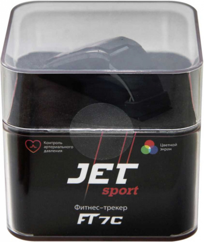 Фитнес-трекер Jet Sport FT-7C OLED корп.:черный рем.:серый (FT-7С GREY) фото 7