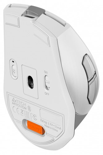 Мышь A4Tech Fstyler FB35C белый оптическая (2000dpi) беспроводная BT/Radio USB (6but) фото 7