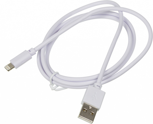 Кабель Digma LIGHT-1.2M-WH USB (m)-Lightning (m) 1.2м белый
