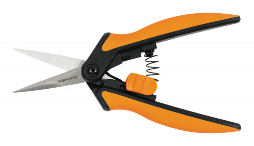 Ножницы для цветов Fiskars Solid SP13 черный/оранжевый (1051600) фото 5