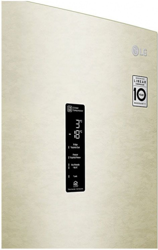 Холодильник LG GA-B509MEQZ бежевый (двухкамерный) фото 4