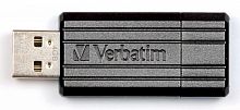 Флеш Диск Verbatim 32Gb PinStripe 49064 USB2.0 черный