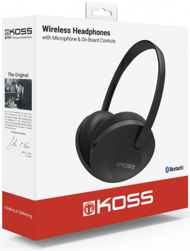 Гарнитура накладные Koss KPH7 Wireless черный беспроводные bluetooth оголовье (80001006) фото 4