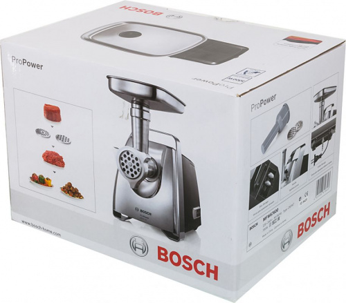Мясорубка Bosch MFW67600 2000Вт серебристый/черный фото 5