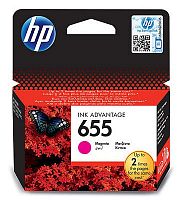 Картридж струйный HP 655 CZ111AE пурпурный (600стр.) для HP DJ IA 3525/4615/4625/5525/6525