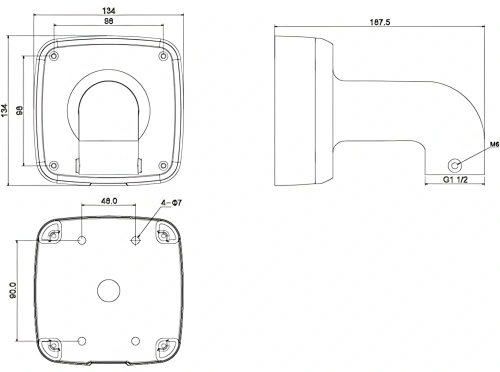 Кронштейн Dahua DH-PFB302S фото 6