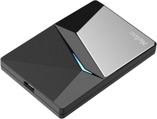Накопитель SSD Netac USB-C 480GB NT01Z7S-480G-32BK Z7S 2.5" черный фото 2