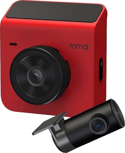 Видеорегистратор 70Mai Dash Cam A400 + Rear Cam Set (A400-1) красный 3.6Mpix 1440x2560 1440p 145гр. NT96570 фото 4
