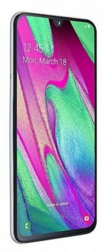 Смартфон Samsung SM-A405F Galaxy A40 64Gb 4Gb белый моноблок 3G 4G 2Sim 5.9" 1080x2340 Android 9 16Mpix 802.11 a/b/g/n/ac NFC GPS GSM900/1800 GSM1900 TouchSc MP3 A-GPS microSD max512Gb фото 6