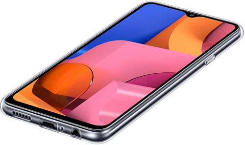 Чехол (клип-кейс) Samsung для Samsung Galaxy A20s Clear Cover прозрачный (EF-QA207TTEGRU) фото 5