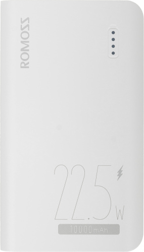 Мобильный аккумулятор Romoss Sense 4SF 10000mAh 3A PD 2xUSB белый фото 6